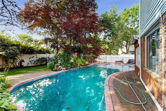 202 Broadway, Lawrence, NY 11559 - view of pool with a fenced backyard