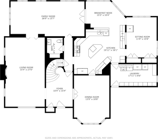 202 Broadway, Lawrence, NY 11559 - view of floor plan / room layout