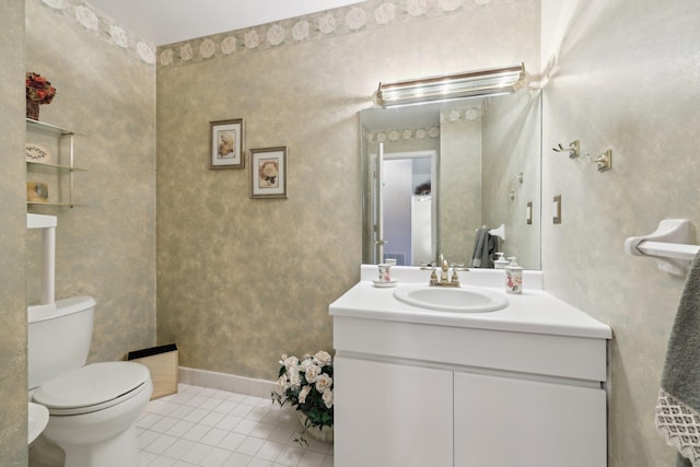 22 Knightsbridge Ct, Nanuet, NY 10954 - bathroom featuring tile patterned flooring, vanity, and toilet