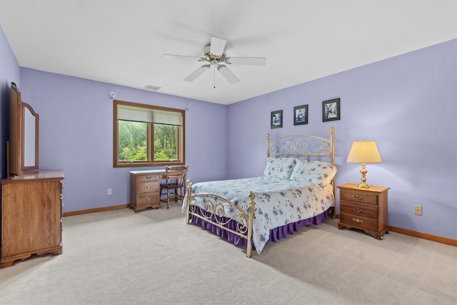 115 Moffat Rd, Washingtonville, NY 10992 - carpeted bedroom featuring baseboards and a ceiling fan