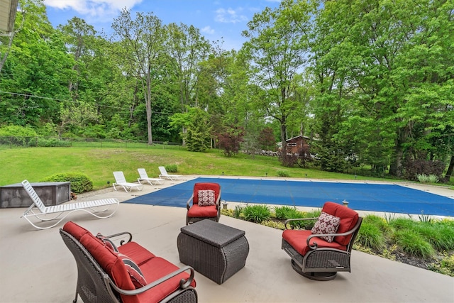 115 Moffat Rd, Washingtonville, NY 10992 - view of pool with a patio area and a covered pool