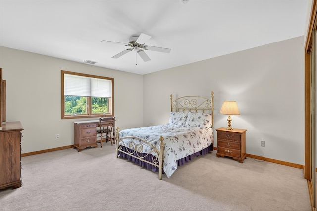 115 Moffat Rd, Washingtonville, NY 10992 - carpeted bedroom featuring baseboards and ceiling fan
