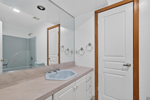 115 Moffat Rd, Washingtonville, NY 10992 - full bathroom with vanity and shower / bath combination
