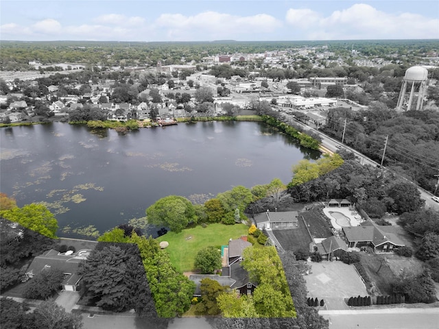 9 Lakeland Ave, Patchogue, NY 11772 - bird's eye view of a large body of water