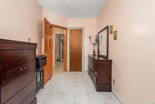 hall with baseboards