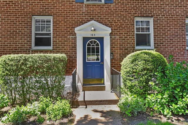 165 Columbus Ave Unit 1B, West Harrison, NY 10604 - doorway to property with brick siding