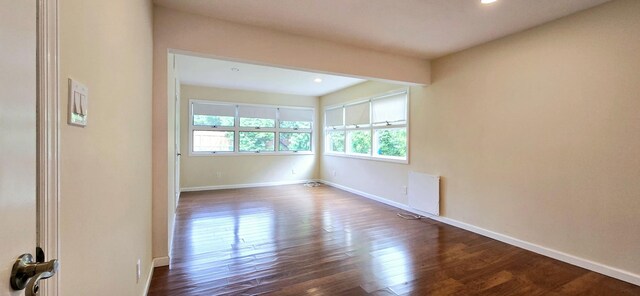 6 Arizona Ave, Syosset, NY 11791 - spare room with wood finished floors, baseboards, and recessed lighting