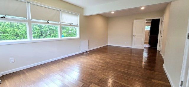 6 Arizona Ave, Syosset, NY 11791 - spare room with wood finished floors, baseboards, and recessed lighting