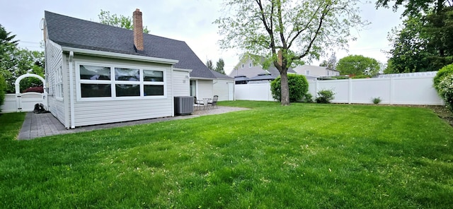 6 Arizona Ave, Syosset, NY 11791 - view of yard featuring a patio area and central AC unit
