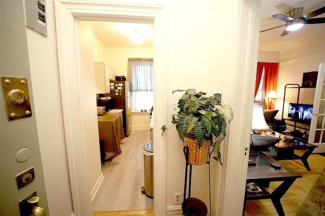 83-55 Lefferts Blvd Unit 1E, Kew Gardens, NY 11415 - corridor with baseboards