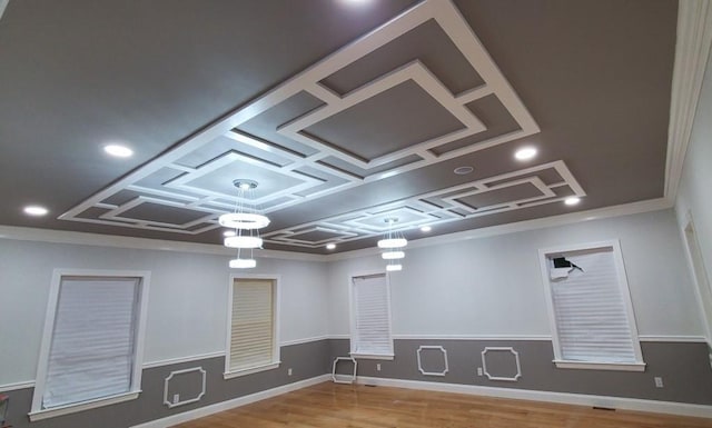 4 Coventry Ct, Wheatley Heights, NY 11798 - empty room with crown molding and wood finished floors