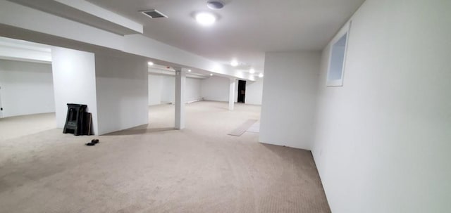 4 Coventry Ct, Wheatley Heights, NY 11798 - finished below grade area featuring light carpet