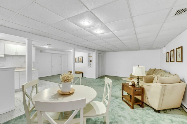 500 Meadow Ct Unit 28, Southold, NY 11971 - dining room featuring light carpet