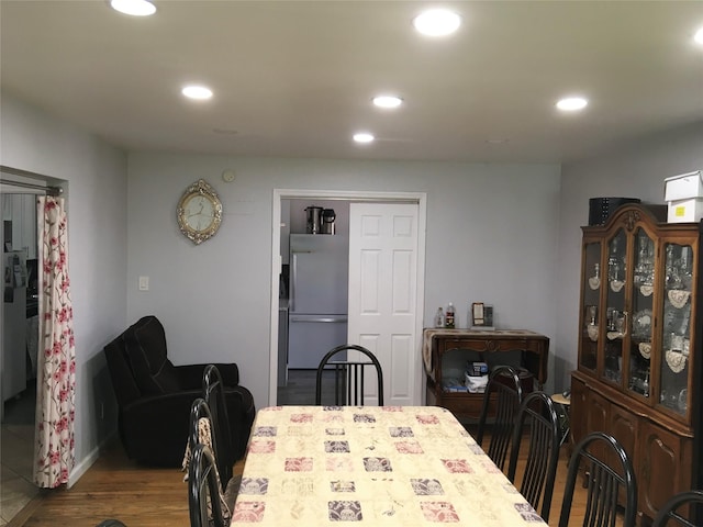 29 Nelshore Dr, Monticello, NY 12701 - dining area featuring wood finished floors and recessed lighting