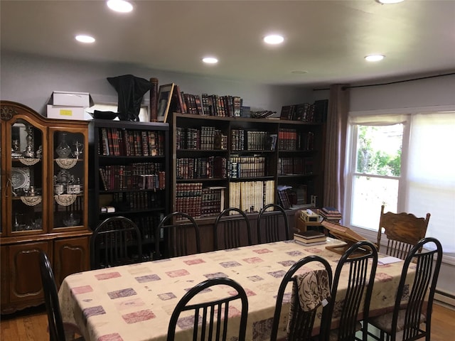 29 Nelshore Dr, Monticello, NY 12701 - dining area featuring wood finished floors and recessed lighting