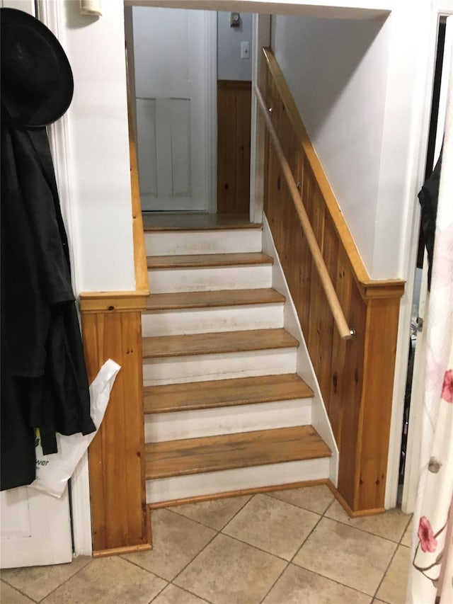 29 Nelshore Dr, Monticello, NY 12701 - stairs with tile patterned flooring