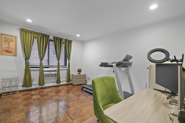 100 E Hartsdale Ave Unit Tfw, Hartsdale, NY 10530 - exercise area featuring recessed lighting