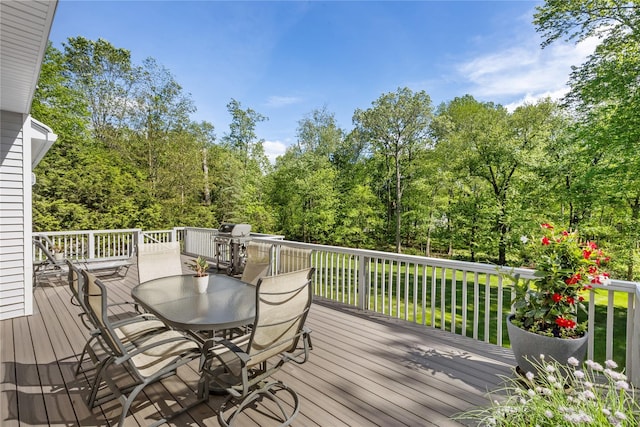 47 Londonderry Ln, Somers, NY 10589 - wooden terrace with outdoor dining space
