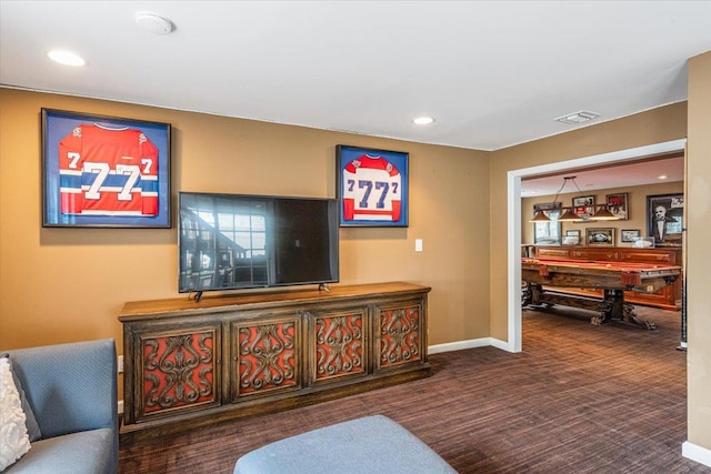 11 Fishermans Dr, Port Washington, NY 11050 - living room with recessed lighting and carpet