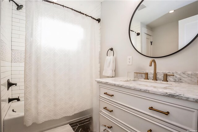 15 Ormond Ave, Selden, NY 11784 - full bath featuring shower / tub combo and vanity