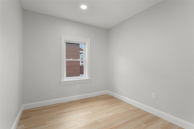 208 W Alhambra Ave, Lindenhurst, NY 11757 - unfurnished room with wood finished floors, baseboards, and recessed lighting