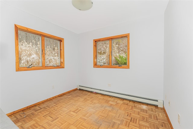 24 Babbling Brook Ln, Cold Spring, NY 10516 - spare room featuring a baseboard radiator and baseboards