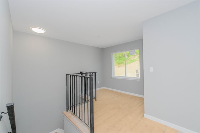 43 Cunard Ave, Staten Island, NY 10304 - stairs with baseboards and wood finished floors