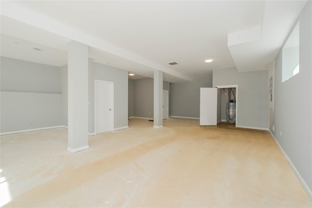 43 Cunard Ave, Staten Island, NY 10304 - finished basement featuring water heater and baseboards