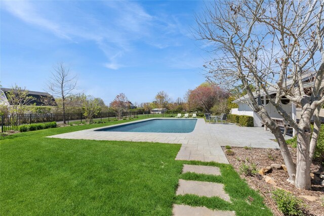46 Tuthill Point Rd, East Moriches, NY 11940 - view of pool with a patio