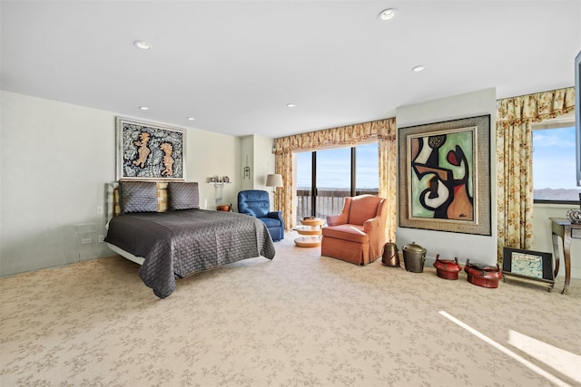 270-10 Grand Central Pkwy Unit 11V, Floral Park, NY 11005 - carpeted bedroom with multiple windows and recessed lighting