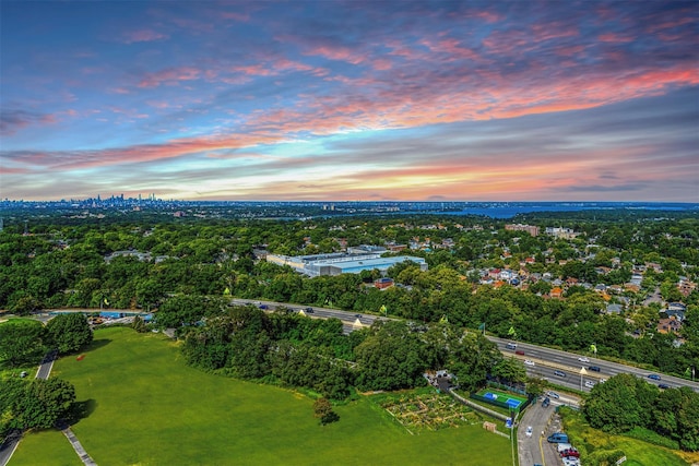 270-10 Grand Central Pkwy Unit 11V, Floral Park, NY 11005 - aerial view of property's location with a tree filled landscape