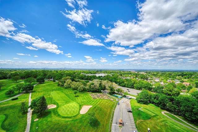 270-10 Grand Central Pkwy Unit 11V, Floral Park, NY 11005 - drone / aerial view of a tree filled landscape and a local golf course