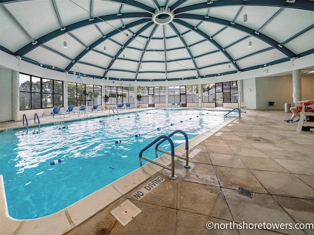 270-10 Grand Central Pkwy Unit 11V, Floral Park, NY 11005 - view of indoor community pool