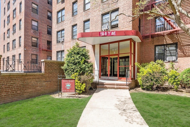 150-10 71st Ave Unit 6H, Kew Garden Hills, NY 11367 - view of apartment building / complex featuring cooling unit