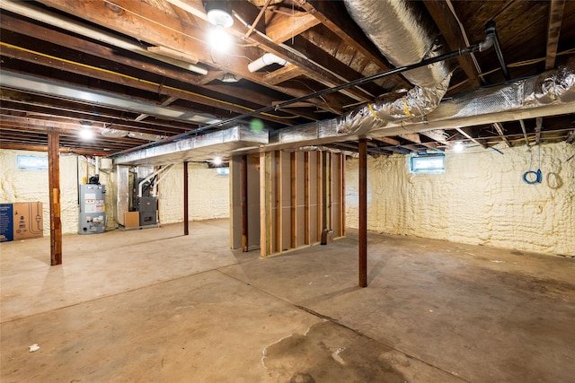 381 Wading River Rd, Manorville, NY 11949 - below grade area with water heater and heating unit