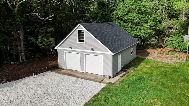 381 Wading River Rd, Manorville, NY 11949 - view of detached garage