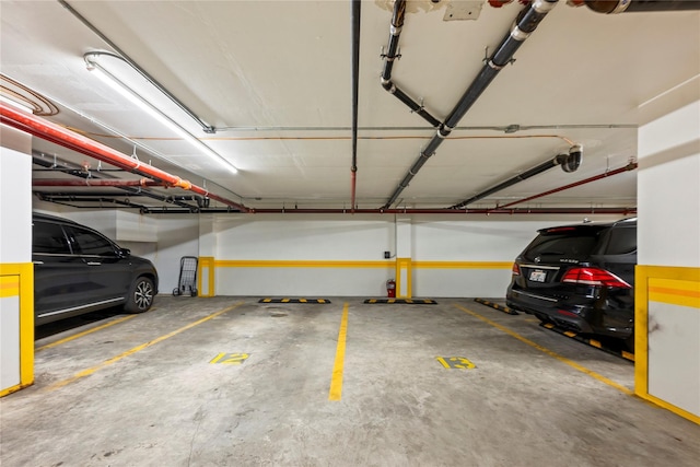 view of parking deck