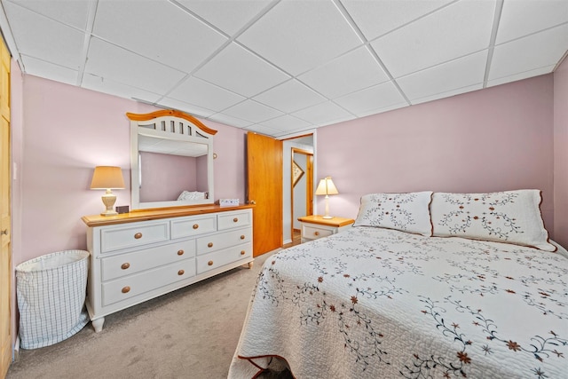 149 E Main St, Washingtonville, NY 10992 - bedroom featuring light carpet and a drop ceiling