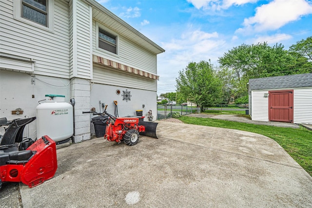 149 E Main St, Washingtonville, NY 10992 - garage featuring a storage unit