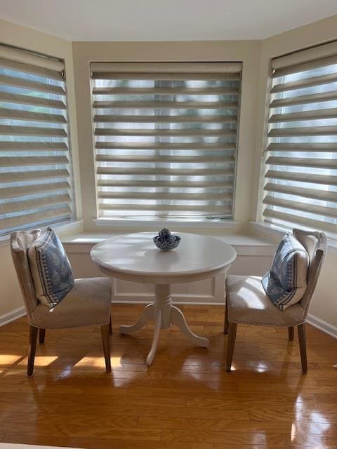 1105 Round Pointe Dr, Haverstraw, NY 10927 - dining space featuring healthy amount of natural light and wood finished floors