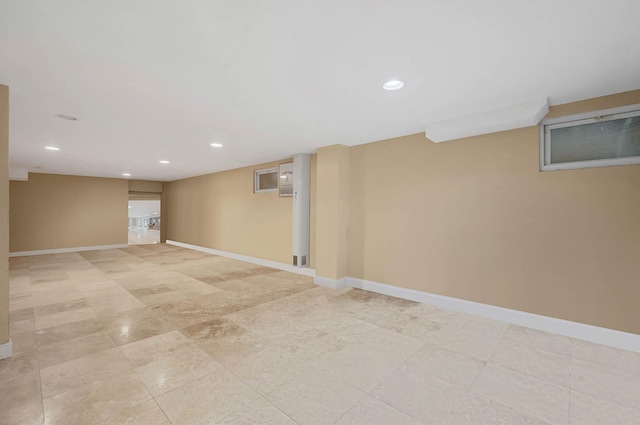 2 Farmview Dr, Dix Hills, NY 11746 - finished basement featuring recessed lighting and baseboards