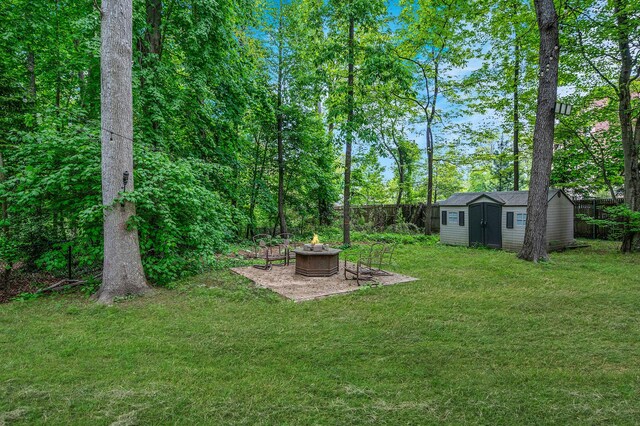 2 Farmview Dr, Dix Hills, NY 11746 - view of yard with an outdoor fire pit