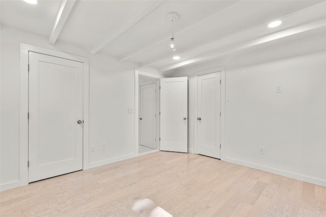 51/2 Locust Ave, Stony Brook, NY 11790 - basement featuring wood finished floors, recessed lighting, and baseboards