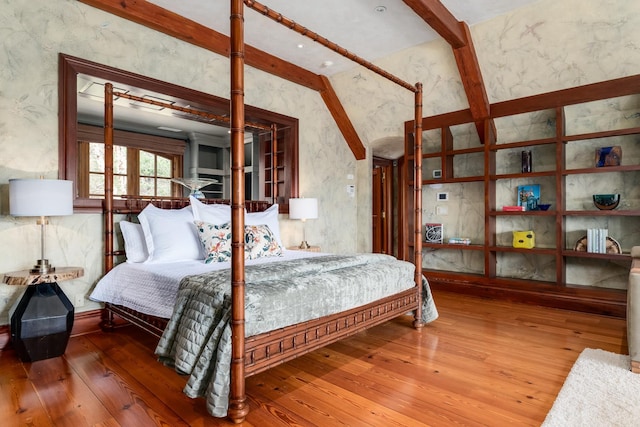 118 John St, Greenwich, CT 06831 - bedroom with hardwood / wood-style floors