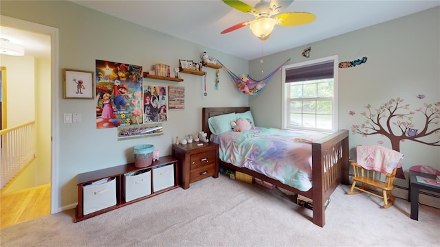 10 Courtney Ln, Brewster, NY 10509 - carpeted bedroom featuring a ceiling fan