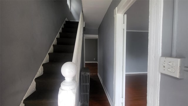 164 Thompson St, Poughkeepsie, NY 12601 - stairway with wood finished floors