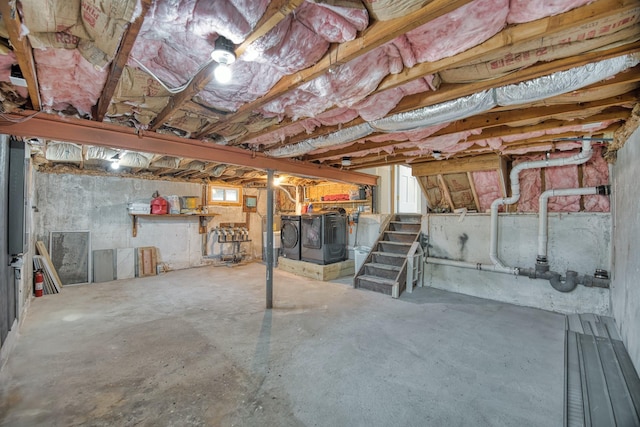 48 Hillside Ave, Patchogue, NY 11772 - basement with stairway