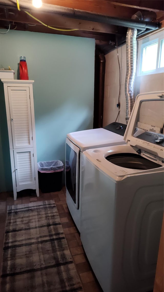 56 Church St, Wallkill, NY 12589 - washroom with washer and dryer