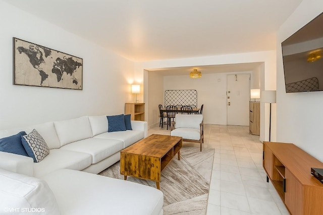 view of living area