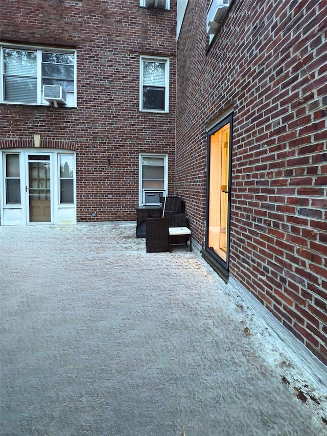 view of patio featuring cooling unit